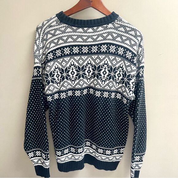 Dockers fair isle snowflake Sweater M - Picture 2 of 5